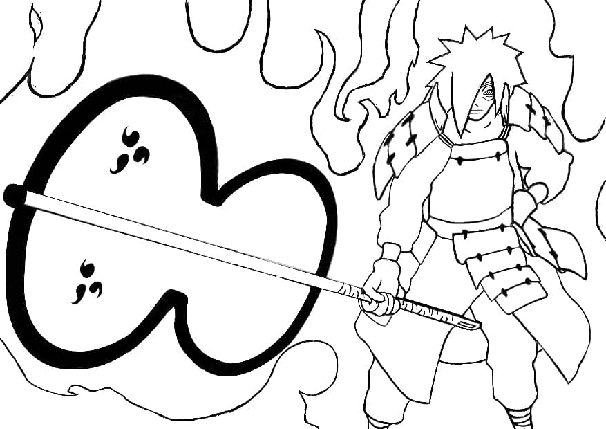 Madara gratis bilde fargelegging