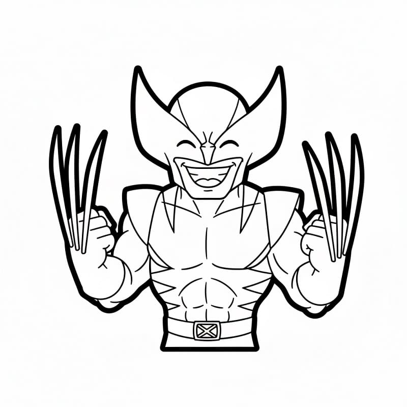 Marvel Wolverine fargelegging