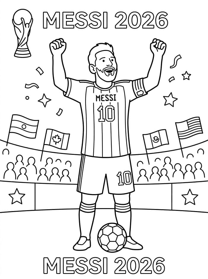 Messi Fifa VM 2026 fargelegging