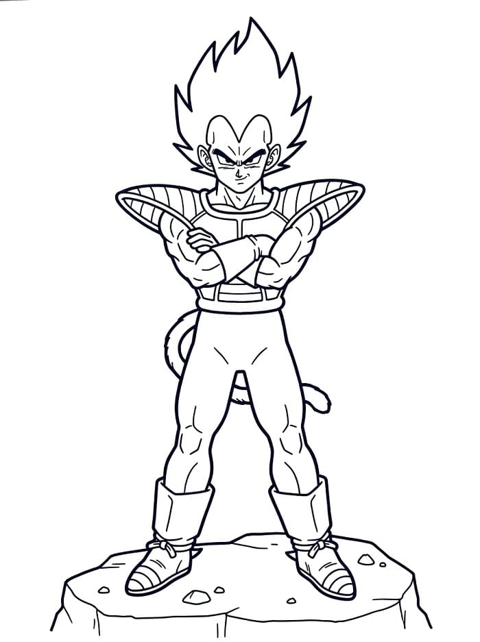 Perfekt Vegeta fargelegging