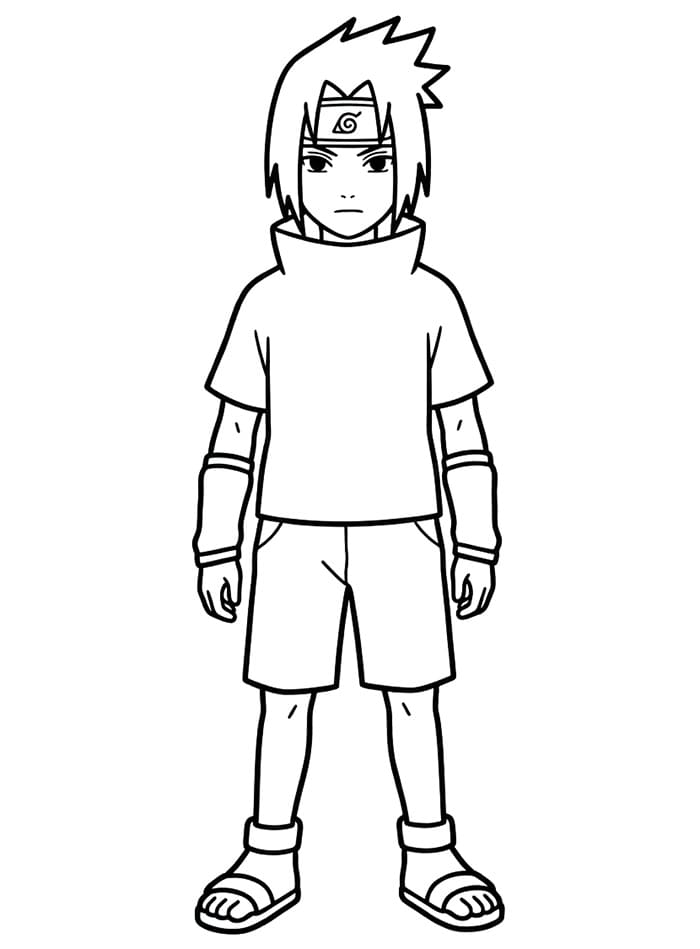 Sasuke uten kostnad fargelegging
