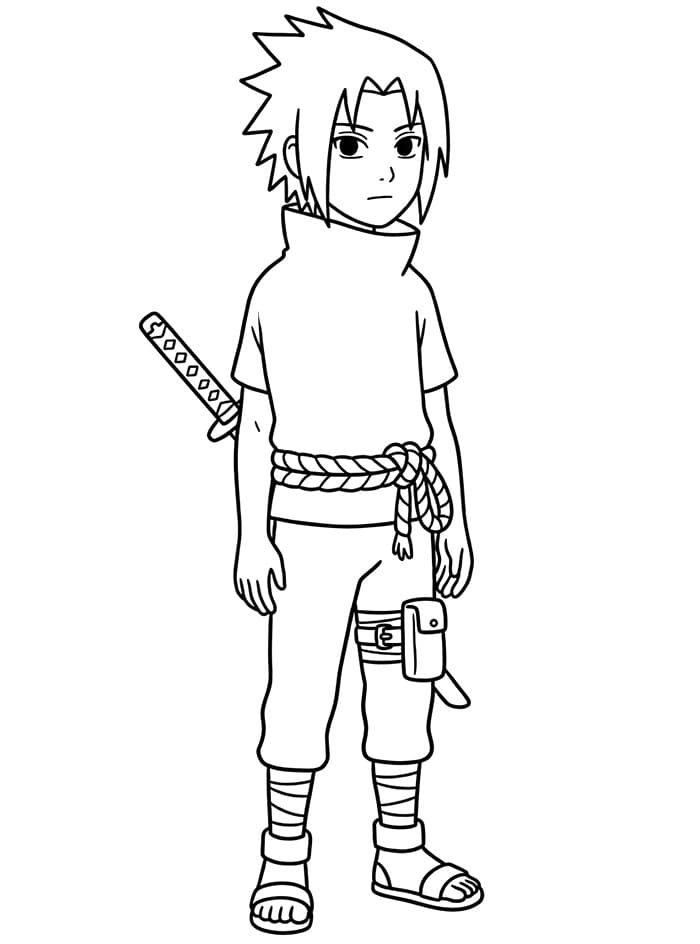 Ung Sasuke fargelegging
