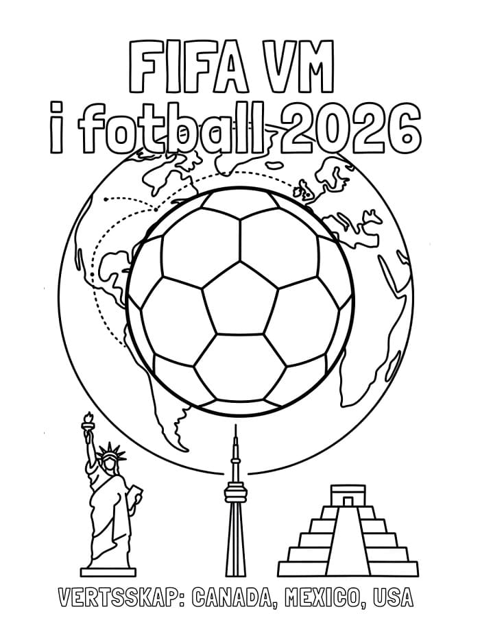 VM 2026 fargelegging