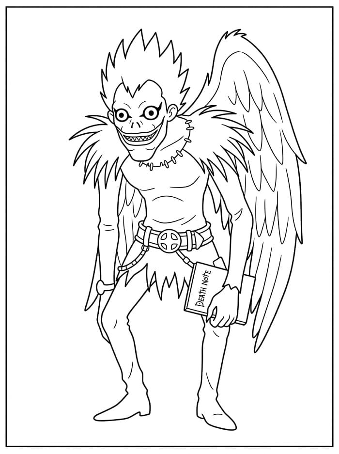 Vidunderlig Death Note fargelegging
