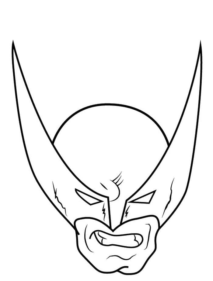Wolverine for 4-åringer fargelegging