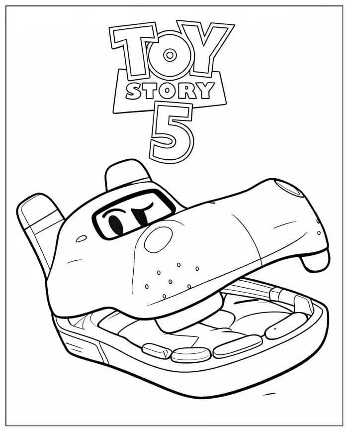 Atlas fra Toy Story 5 fargelegging