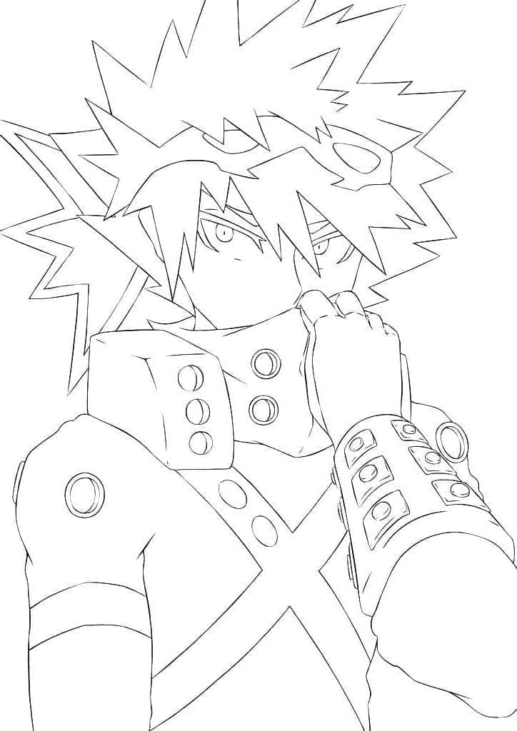Bakugo gratis for barn fargelegging
