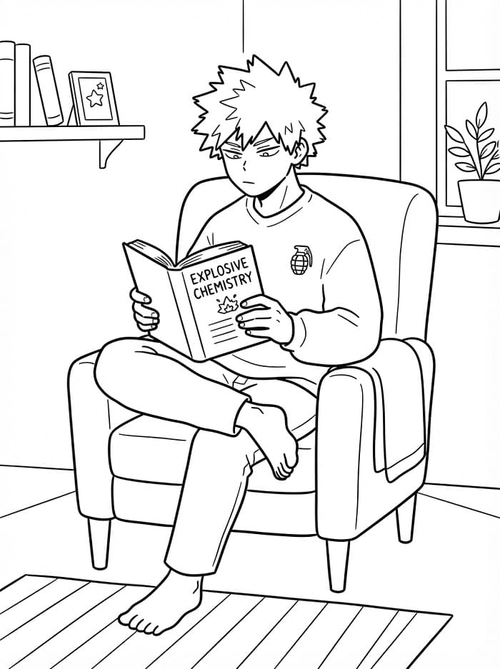 Bakugo kostnadsfritt fargelegging