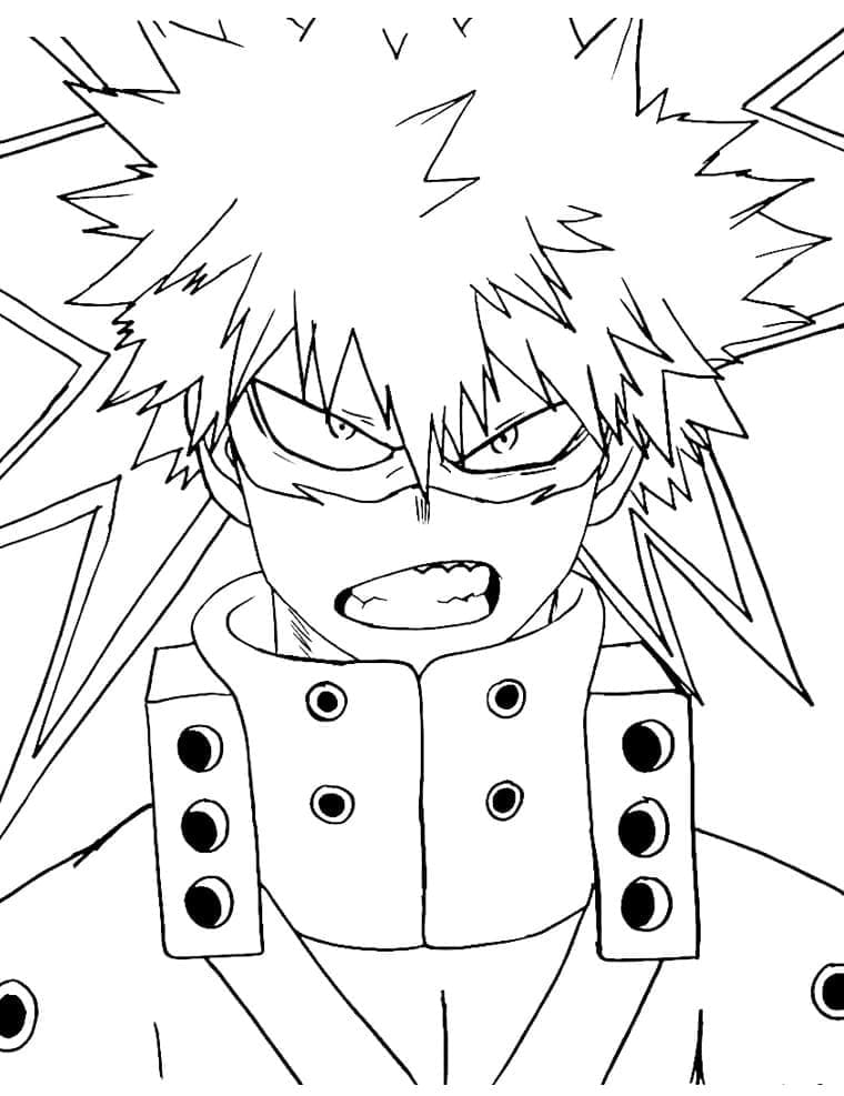 Bakugo til å skrive ut fargelegging
