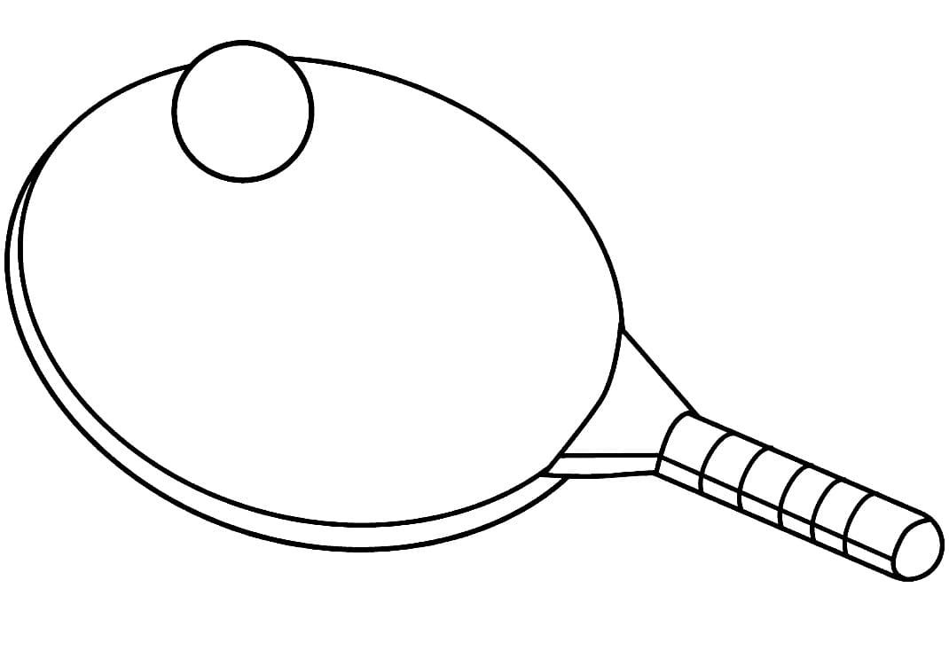Bordtennis uten kostnad fargelegging