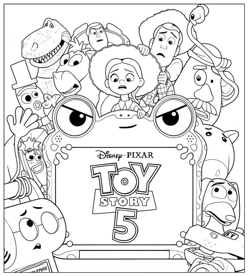 Disney Pixar Toy Story 5 fargelegging