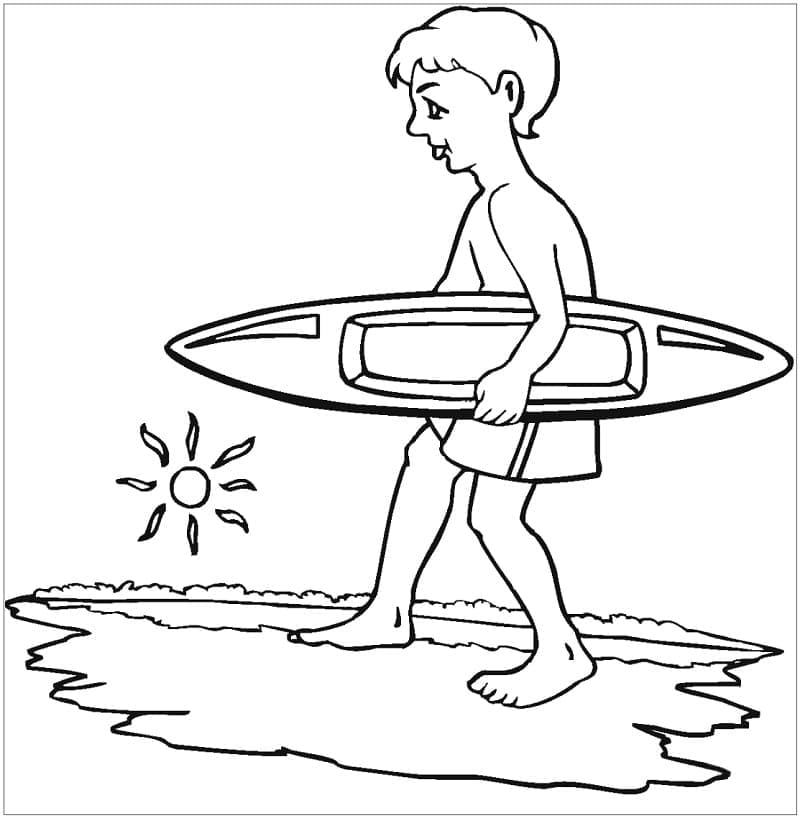 Ferie Surfing fargelegging