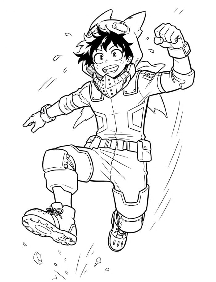 Fin Izuku Midoriya fargelegging