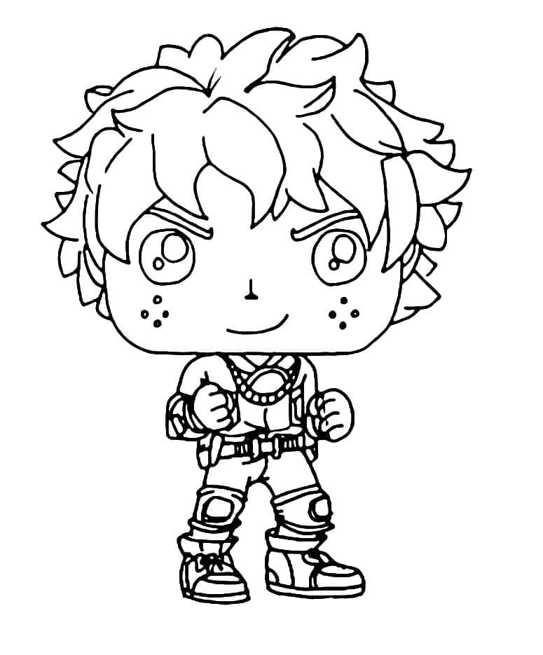 Izuku Midoriya gratis bilde fargelegging