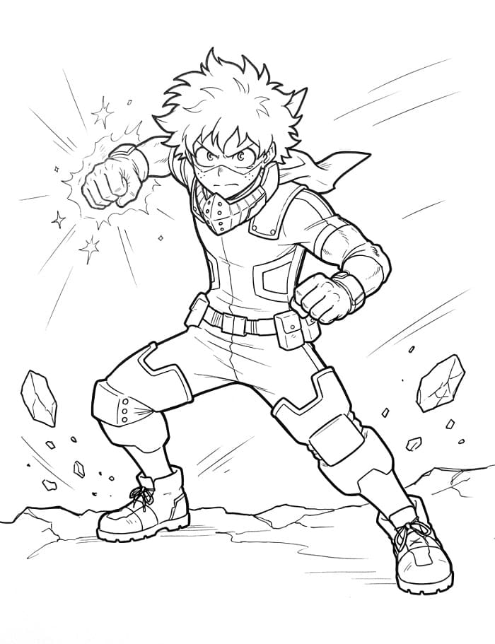 Izuku Midoriya gratis fargelegging