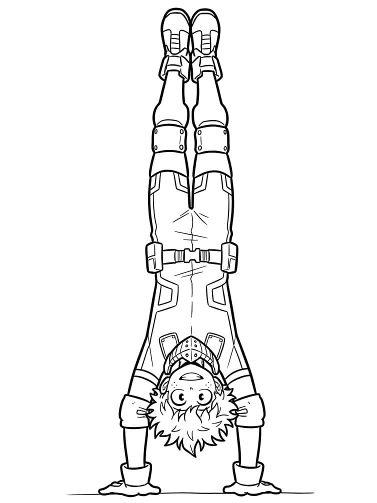 Izuku Midoriya til utskrift fargelegging