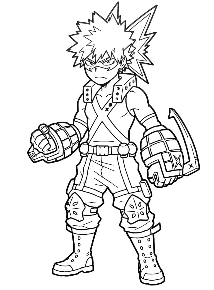 Kul Bakugo fargelegging