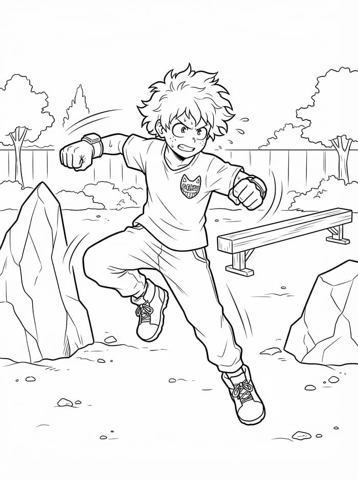Kul Izuku Midoriya fargelegging