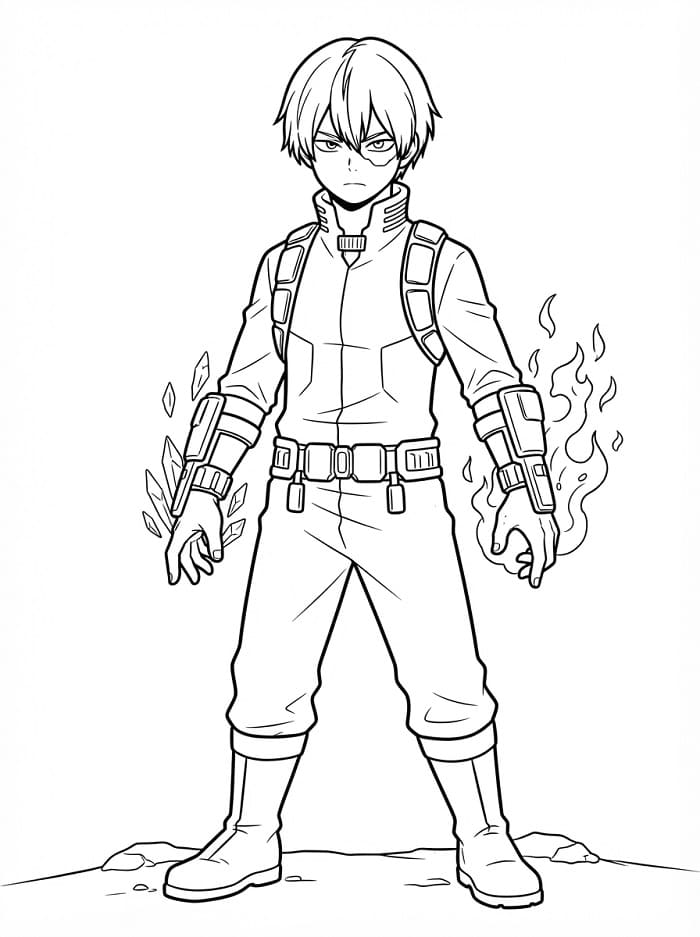 Kul Shoto Todoroki fargelegging