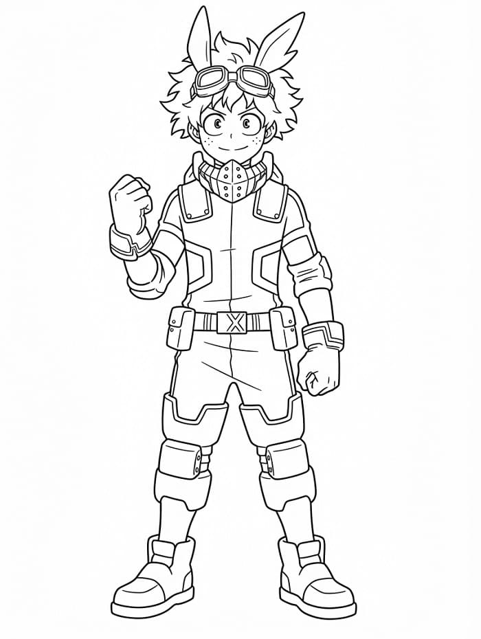 Lett Izuku Midoriya fargelegging