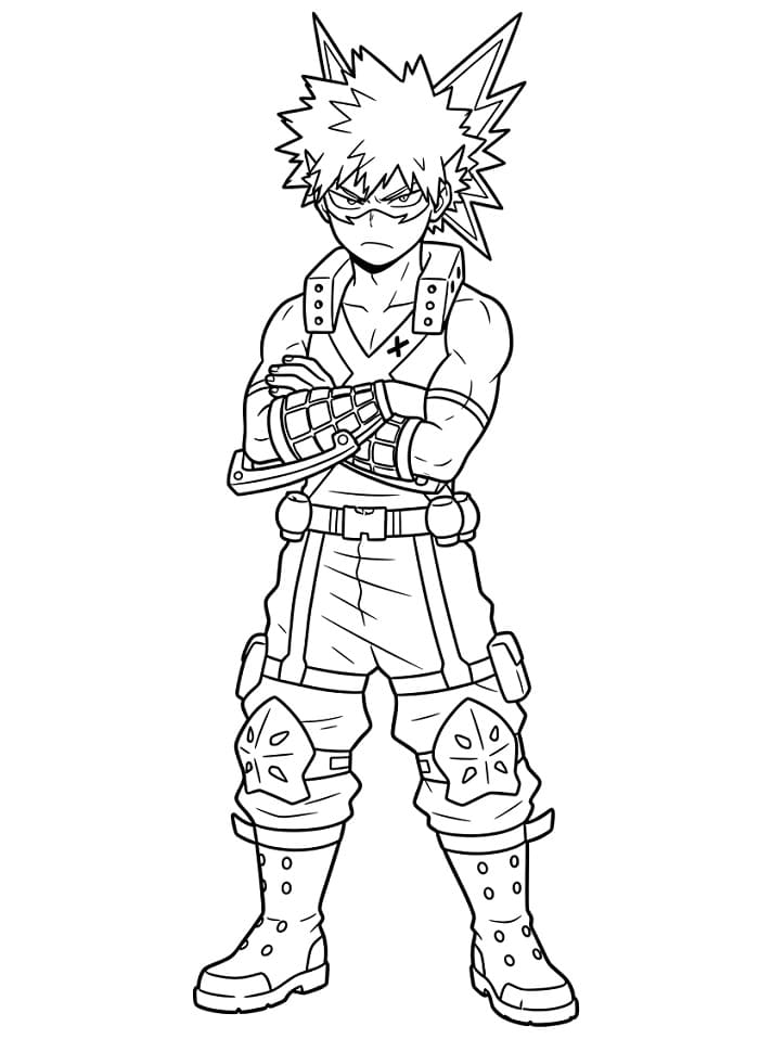 Katsuki Bakugo fargelegging