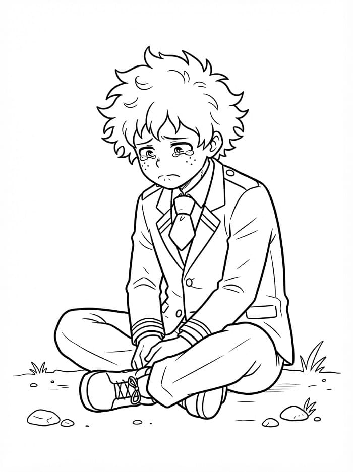 My Hero Academia Izuku Midoriya fargelegging
