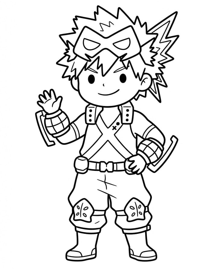 Nydelig Bakugo fargelegging