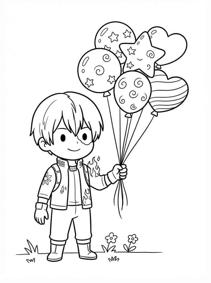 Shoto Todoroki My Hero Academia fargelegging