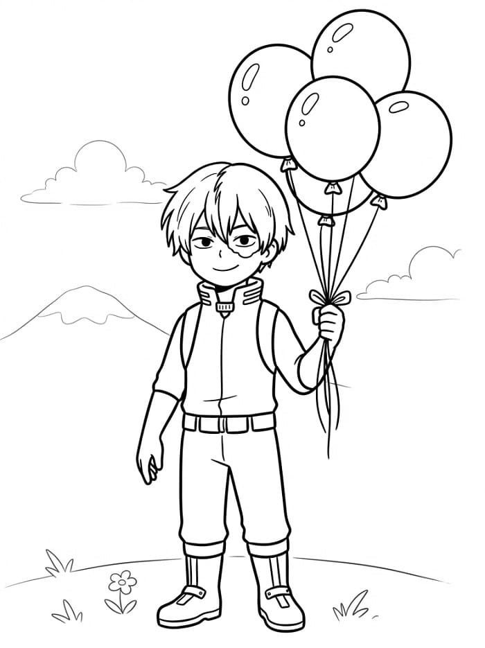 Shoto Todoroki i My Hero Academia fargelegging