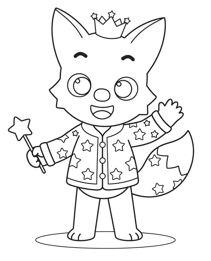 Glad Pinkfong fargelegging