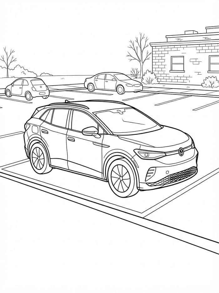 Gratis utskrivbar Volkswagen fargelegging