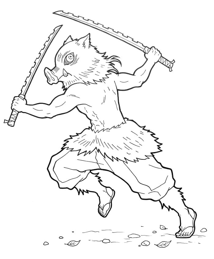 Inosuke for barn fargelegging