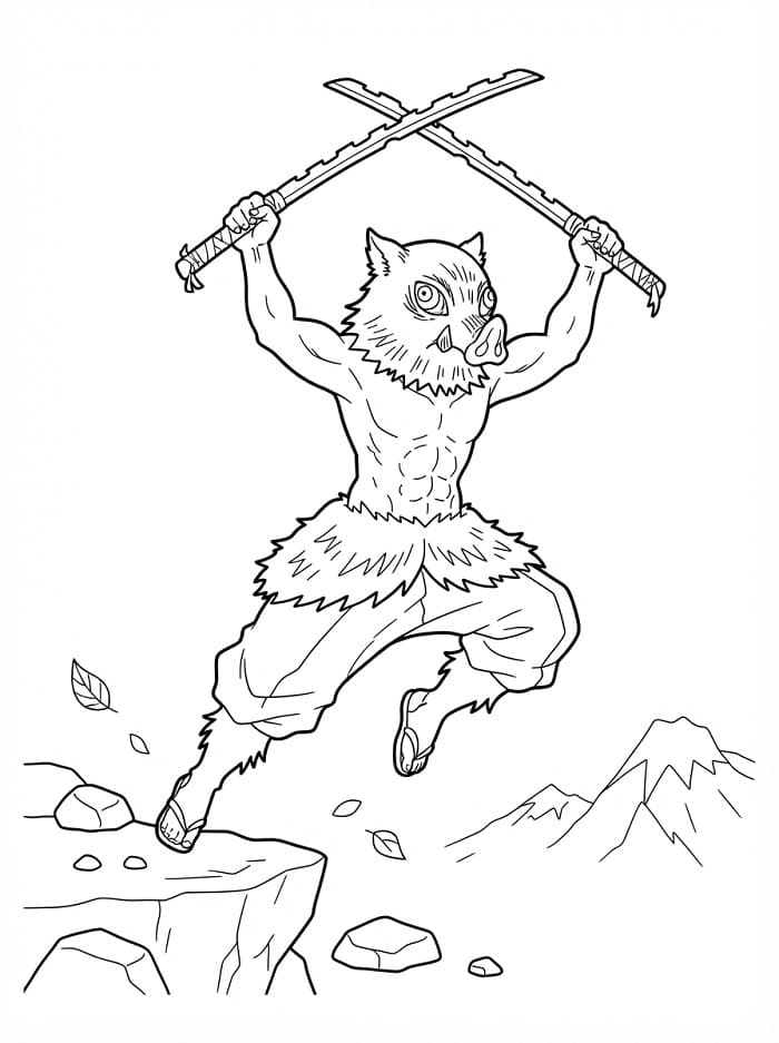 Inosuke kostnadsfritt fargelegging