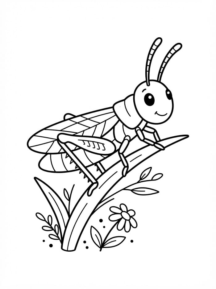 Insekter for 1-åringer fargelegging