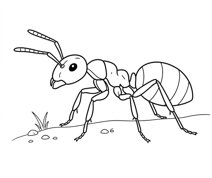 Insekter for 6-åringer fargelegging