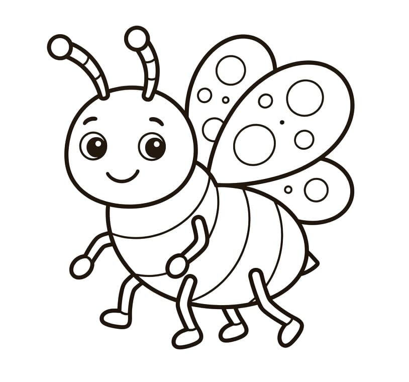Insekter for barn fargelegging