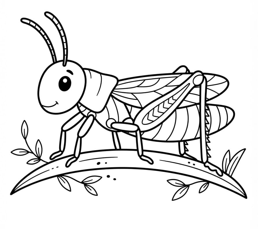 Insekter til utskrift for barn fargelegging
