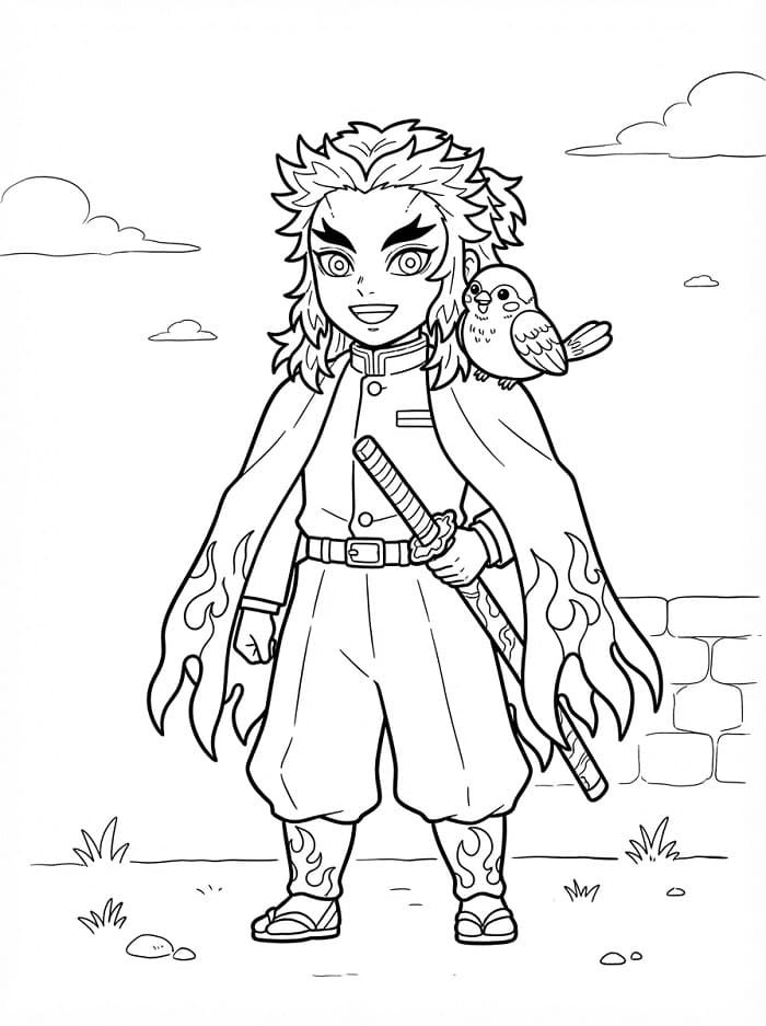 Kul Kyojuro Rengoku fargelegging