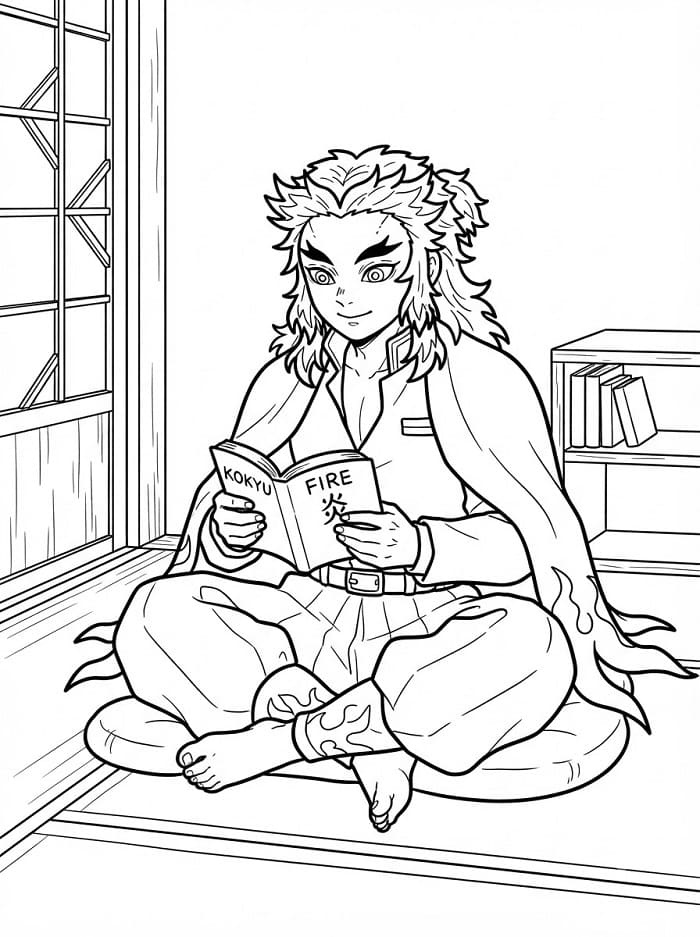 Kyojuro Rengoku Demon Slayer fargelegging