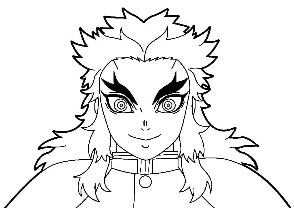Kyojuro Rengoku for barn fargelegging