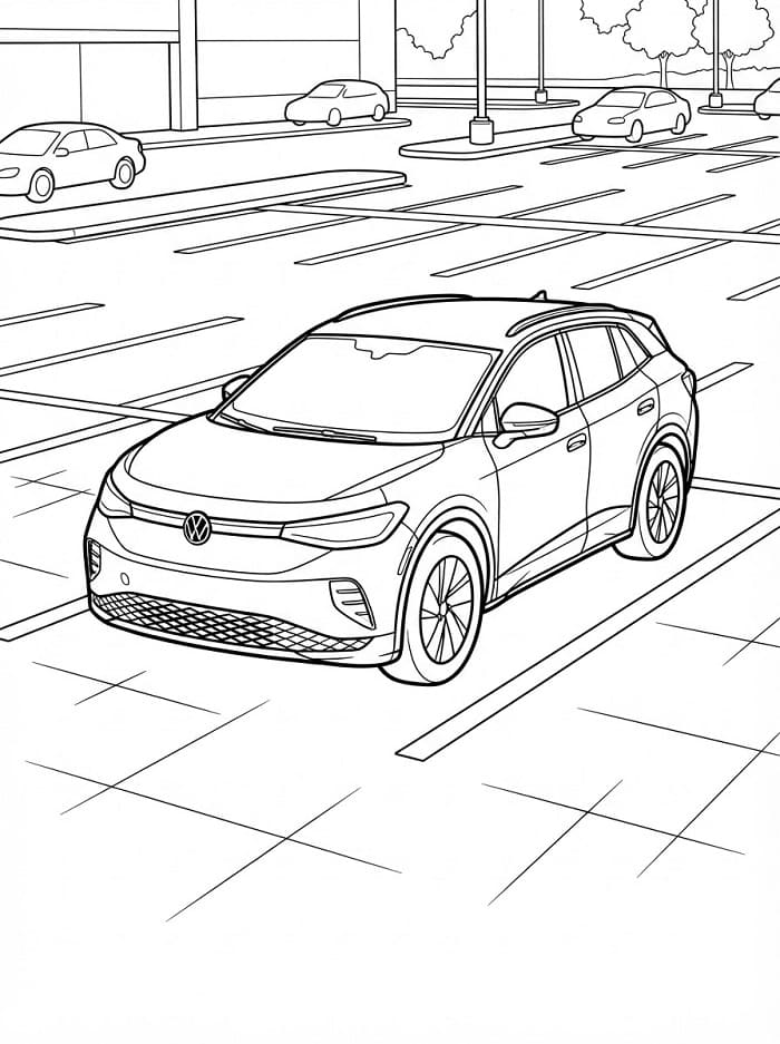 Skriv ut Volkswagen fargelegging
