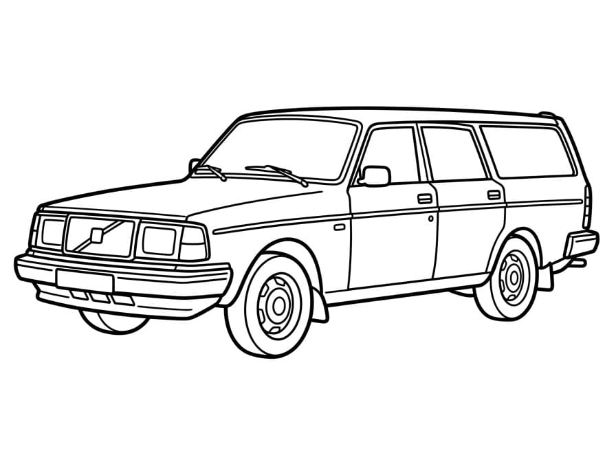 Skriv ut Volvo fargelegging