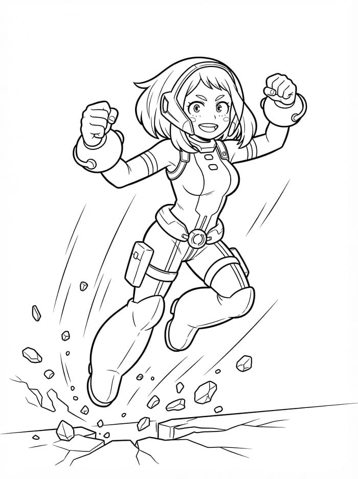 Ochaco Uraraka fargelegging