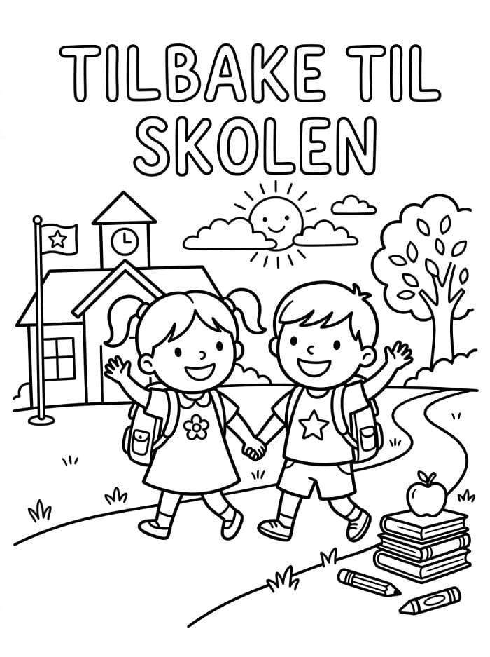 Tilbake til skolen (15) fargelegging