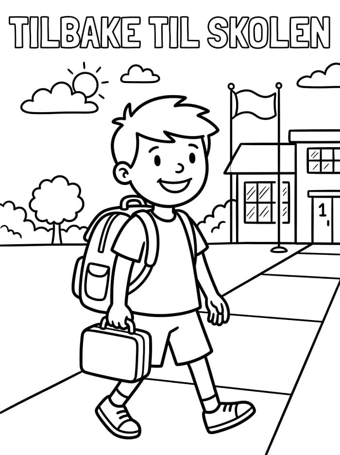Tilbake til skolen (2) fargelegging