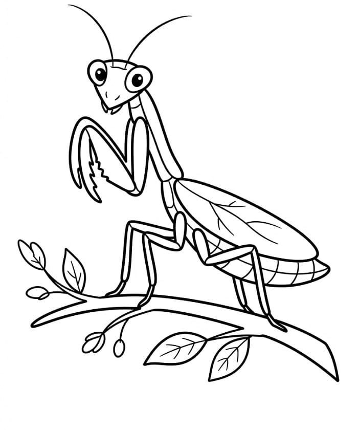 Utskrivbart bilde av insekter fargelegging