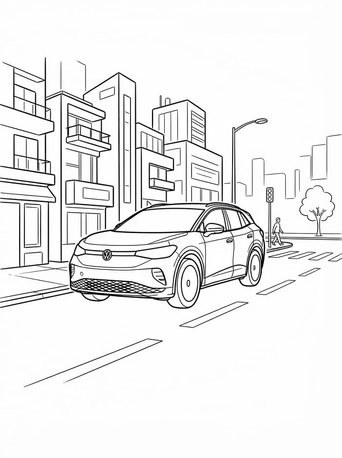 Vanlig Volkswagen fargelegging