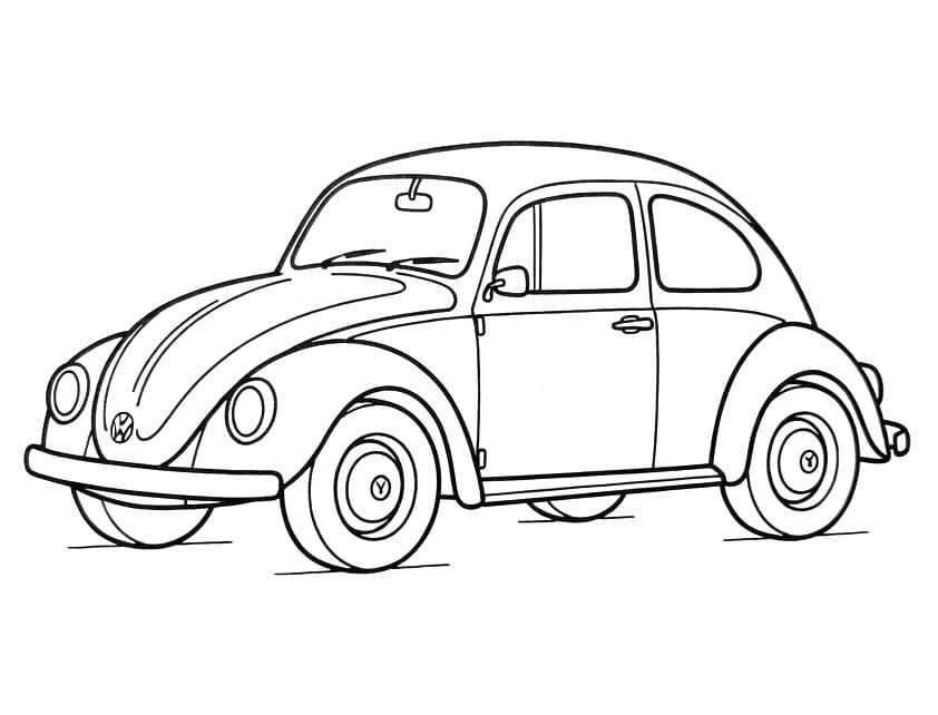 Volkswagen for barn fargelegging