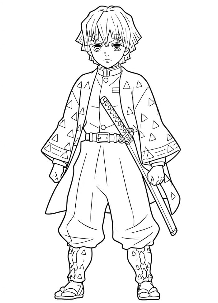 Zenitsu for barn fargelegging